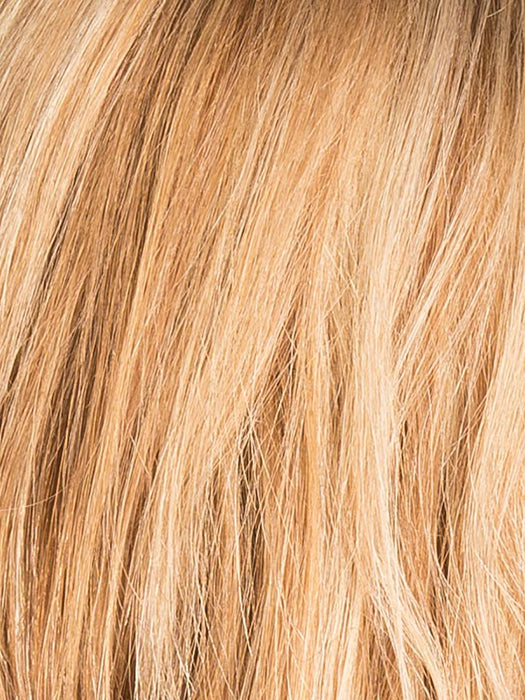 LIGHT BERNSTEIN ROOTED 14.26.27 | Medium Ash Blonde, Light Golden Blonde, and Dark Strawberry Blonde with Shaded Roots