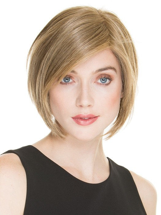 Human/Synthetic Hair Blend Wig MOOD DELUXE by ELLEN WILLE in SAND MIX 14.26.20 | Medium Ash Blonde, Light Gold Blonde and Light Strawberry Blonde Blend