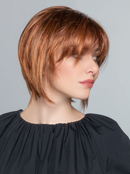 AVA by ELLEN WILLE in TIZIAN RED SHADED 29.28.130 | Copper Red and Light Copper Red with Deep Copper Brown Blend and Shaded Roots