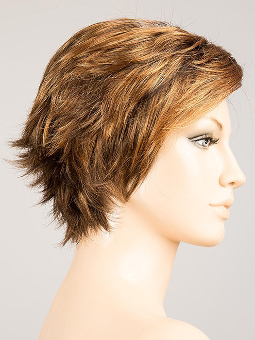 HAZELNUT ROOTED 830.31.6 |  Medium Brown Blended with Light Auburn and Light Reddish Auburn with Dark Brown Blend