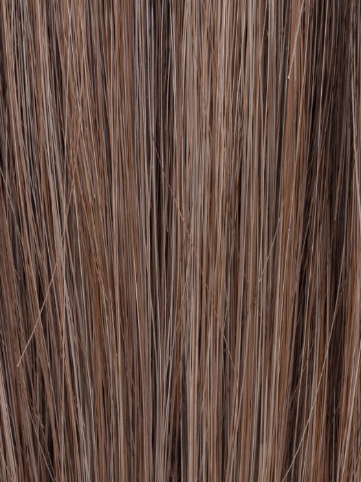 NOUGAT ROOTED 8.12.20 | Medium Brown and Lightest Brown with Light Strawberry Blonde Blend and Shaded Roots