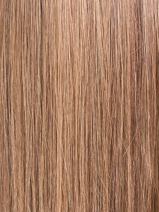 CHOCOLATE ROOTED 830.27.9 | Medium Brown blended with Light Auburn, Dark Strawberry Blonde and Medium Warm Brown Blend with Shaded Roots