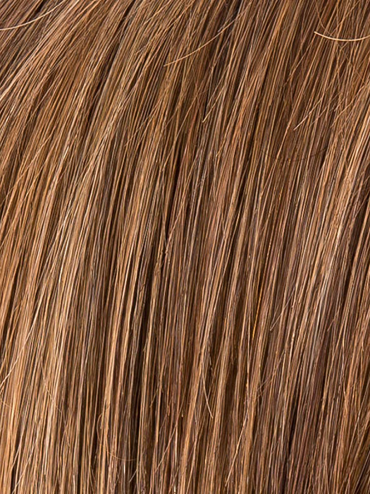 MOCCA ROOTED 830.27.12 | Medium Brown Blended with Light Auburn and Dark Strawberry Blonde with Lightest Brown Blend and Shaded Roots