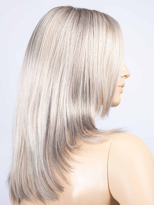 METALLIC BLONDE SHADED 60.101.51 | Pearl White, Pearl Platinum with Dark and Lightest Brown and Grey Blend with Shaded Roots