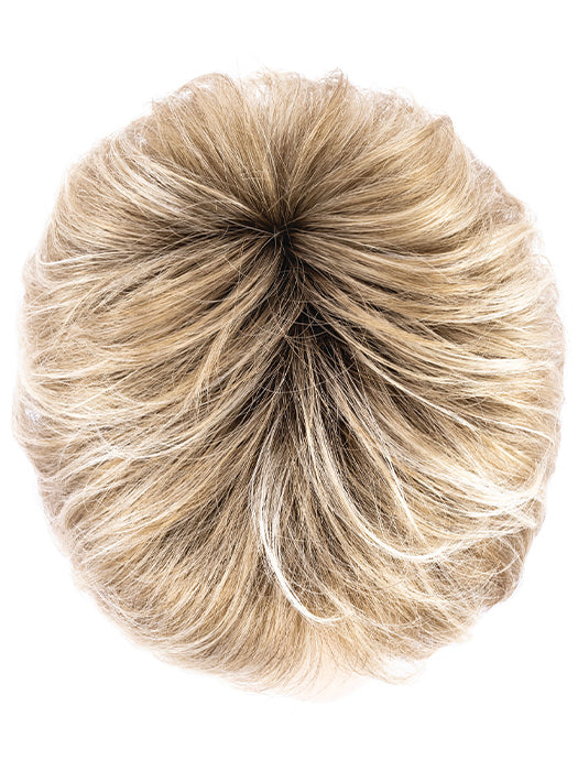 BAHAMA BEIGE SHADED 24.22.14 | Lightest Ash Blonde and Light Neutral Blonde with Medium Ash Blonde Blend and Shaded Roots