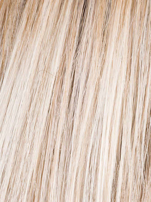 PEARL BLONDE ROOTED 101.20.25 | Pearl Platinum Blended with Light Strawberry Blonde and Lightest Golden Blonde with Shaded Roots