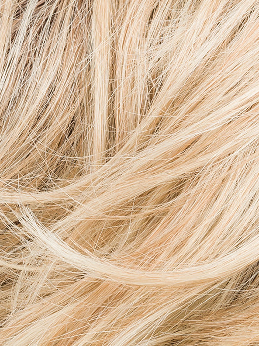 SAHARA BEIGE ROOTED 26.20.25 | Light Golden Blonde, Light Strawberry Blonde, and Lightest Golden Blonde Blend with Shaded Roots