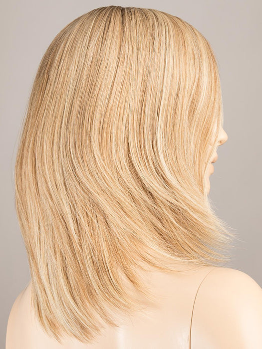 SANDY BLONDE ROOTED 20.22.14 | Light Strawberry Blonde, Light Neutral Blonde and Medium Ash Blonde Blend with Shaded Roots