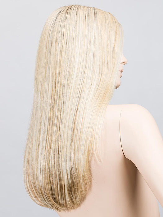 SAHARA BEIGE ROOTED 26.25.20 | Light and Lightest Golden Blonde with Light Strawberry Blonde Blend and Shaded Roots